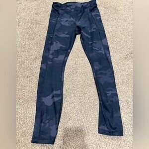 Black and grey NavyCamo Active Leggings
